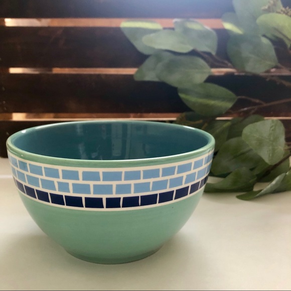 Brushes KIC Other - TURQUOISE SALAD/ICE CREAM BOWL